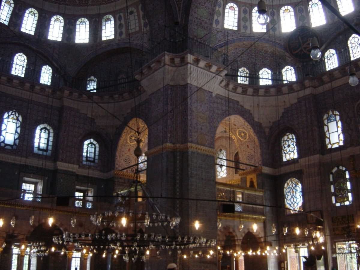 Hall Inside The Yeni Cami Mosque
