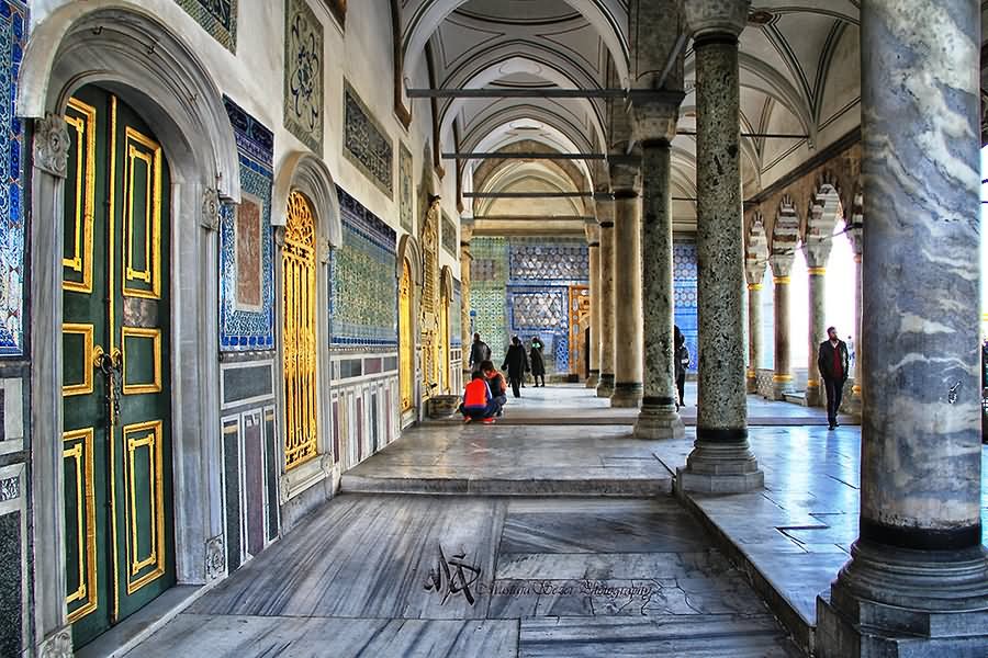 Hallway Inside The Topkapi Palace