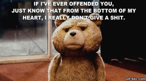 If I Have Ever Offended You Funny Shit Meme Photo