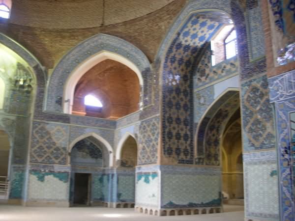 Inside Blue Mosque In Istanbul, Turkey