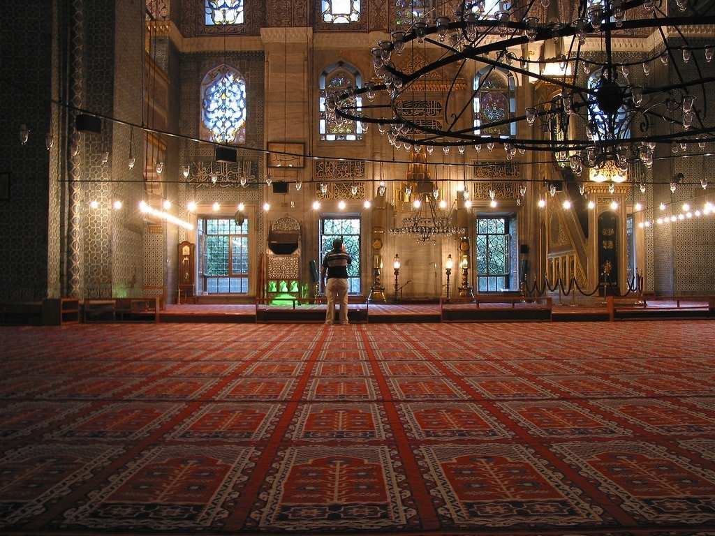 Interior Hall Of The Yeni Cami In Istanbul