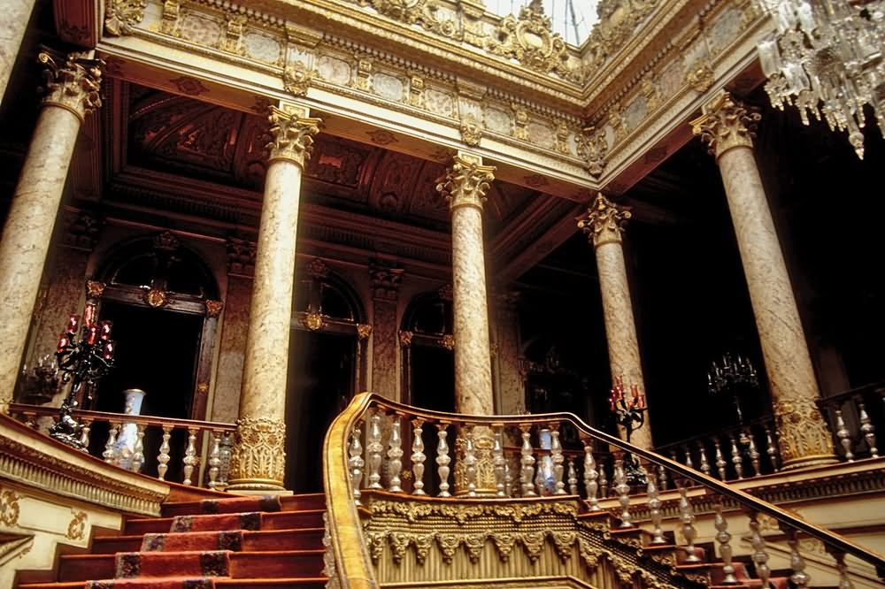 Interior View Of The Dolmabahce Palace