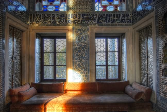 Interior View Of The Topkapi Palace, Istanbul
