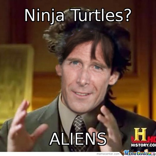 Ninaj Turtles Aliens Funny Meme Photo