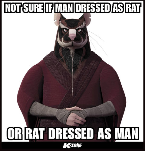 Not Sure If Man Dressed As Rat Funny Ninja Meme Image