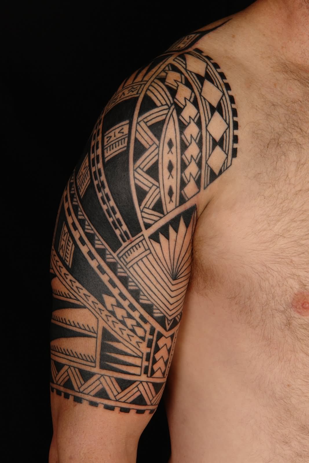 Polynesian Half Sleeve Tattoo Ideas
