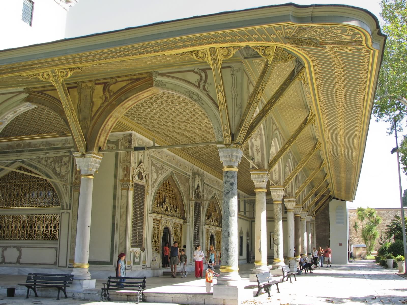 Porch Inside The Topkapi Palace, Istanbul
