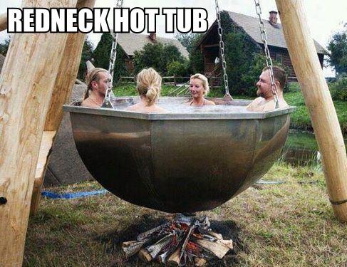Redneck Hot Tub Funny Meme Picture