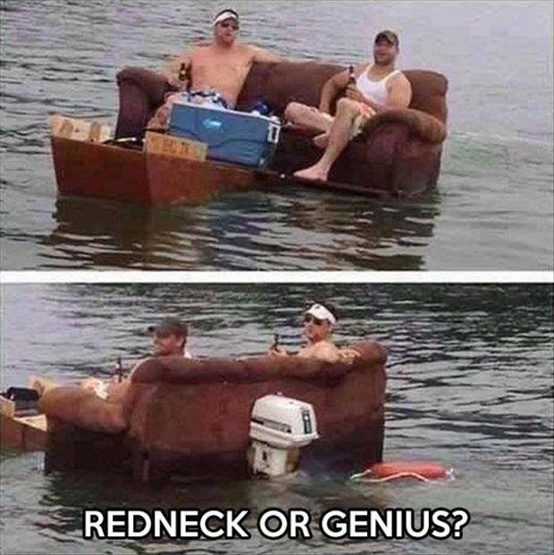 Redneck Or Genius Very Funny Meme Picture