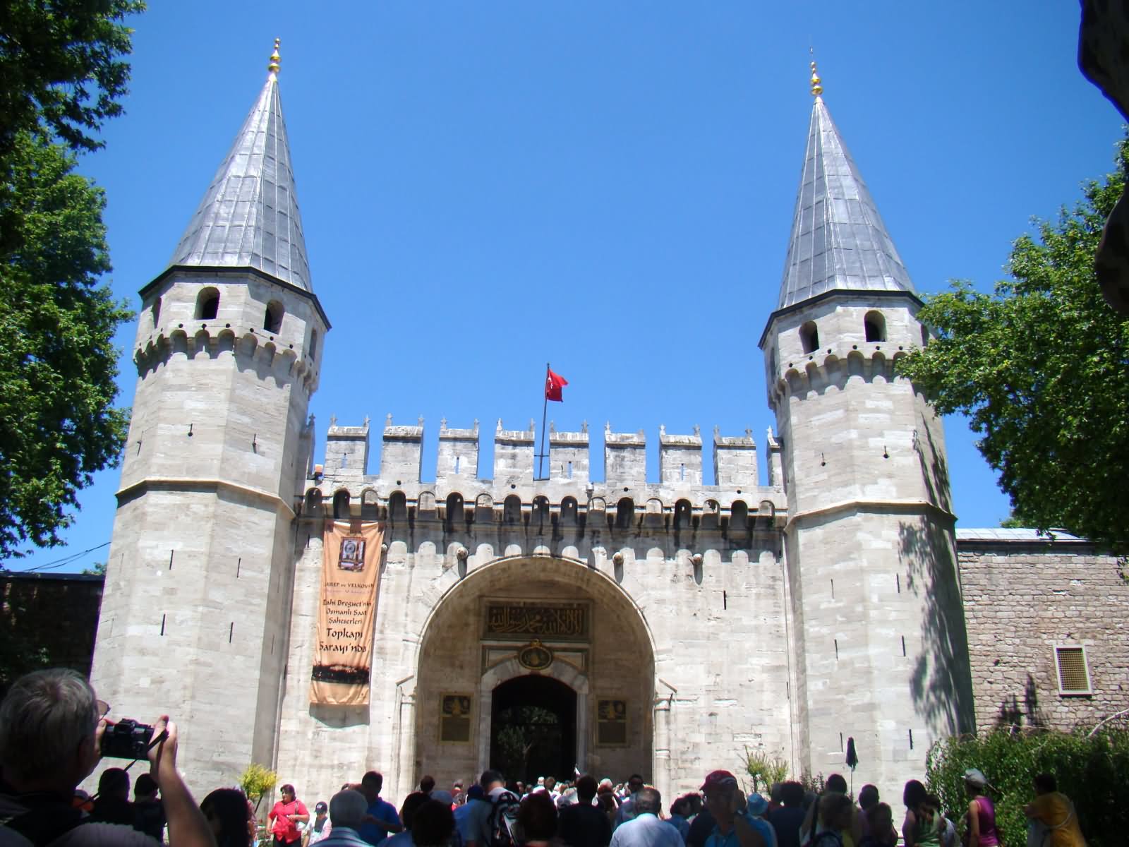 Salutation Gate At The Topkapi Palace In Istanbul