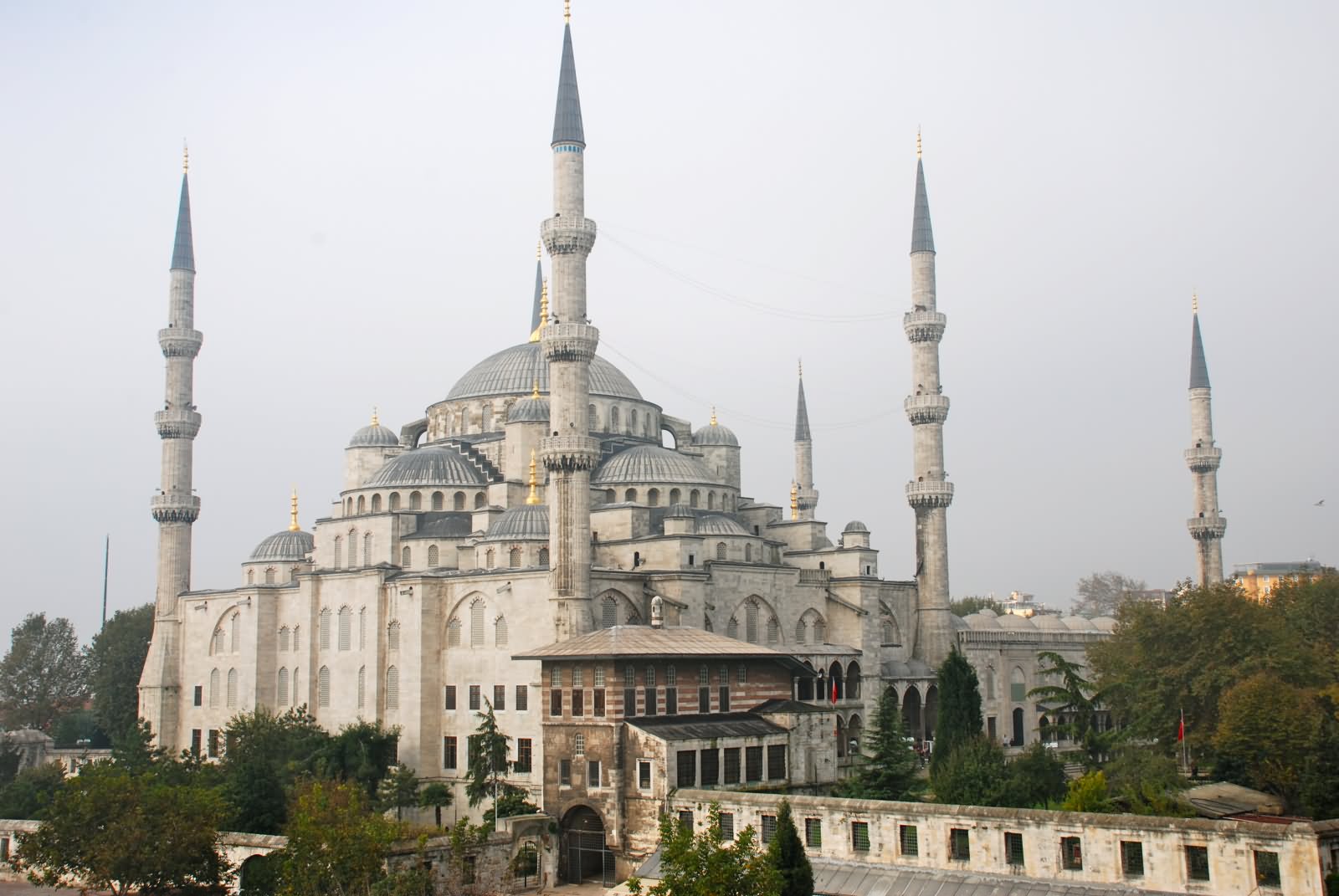 Side View Of The Blue Mosque Picture