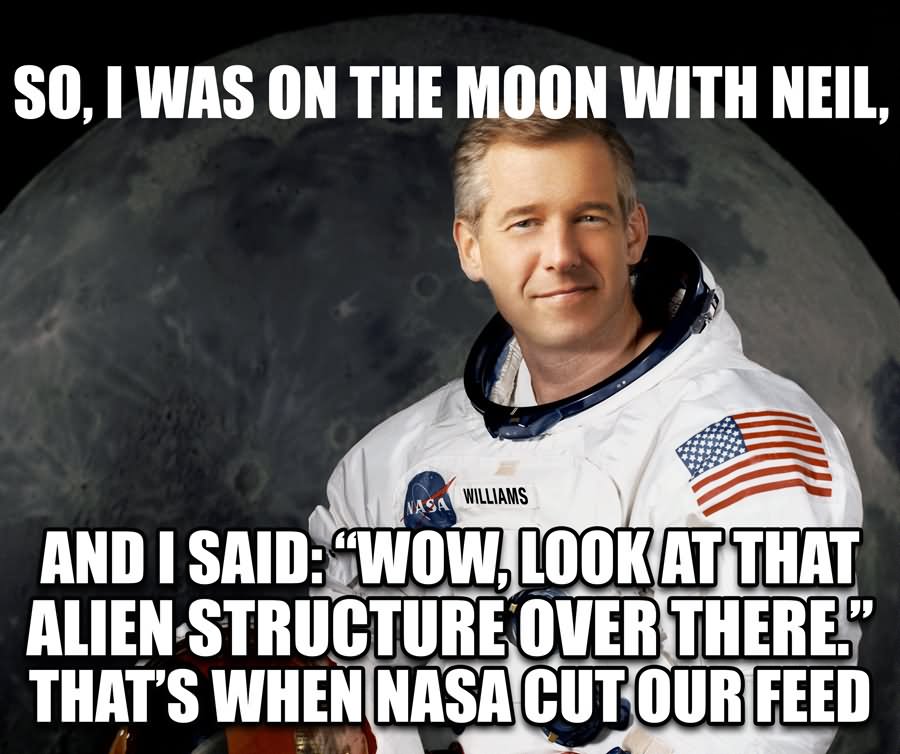 So I Was On The Moon With Neil Funny Space Meme Picture