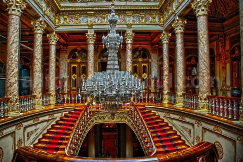 Stairs Inside The Dolmabahce Palace