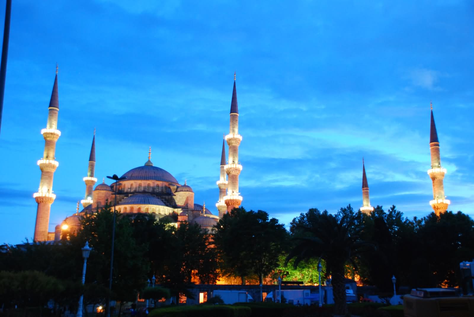 The Blue Mosque During Night Time