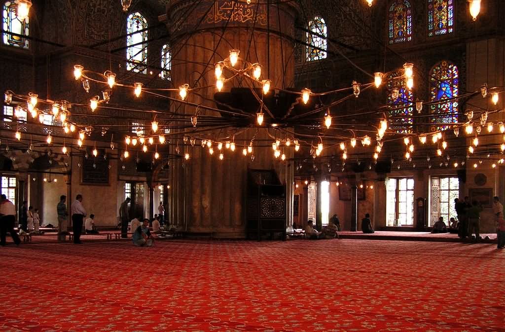 The Blue Mosque Prayer Hall Picture