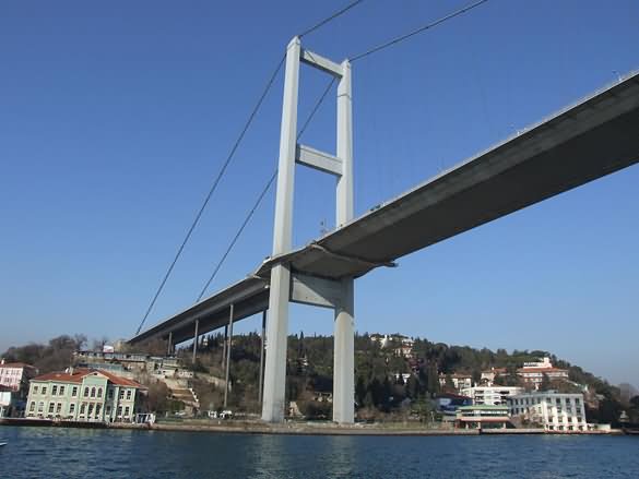 The Bosphorus Bridge View From Below