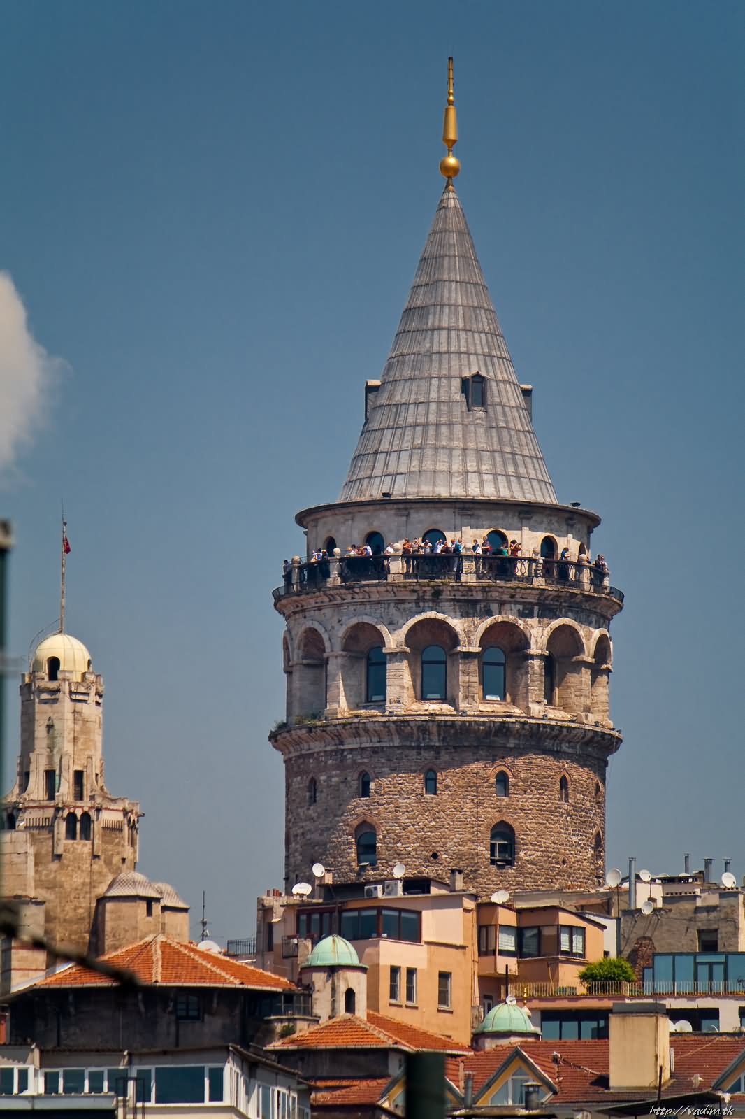 The Galata Tower In Istanbul