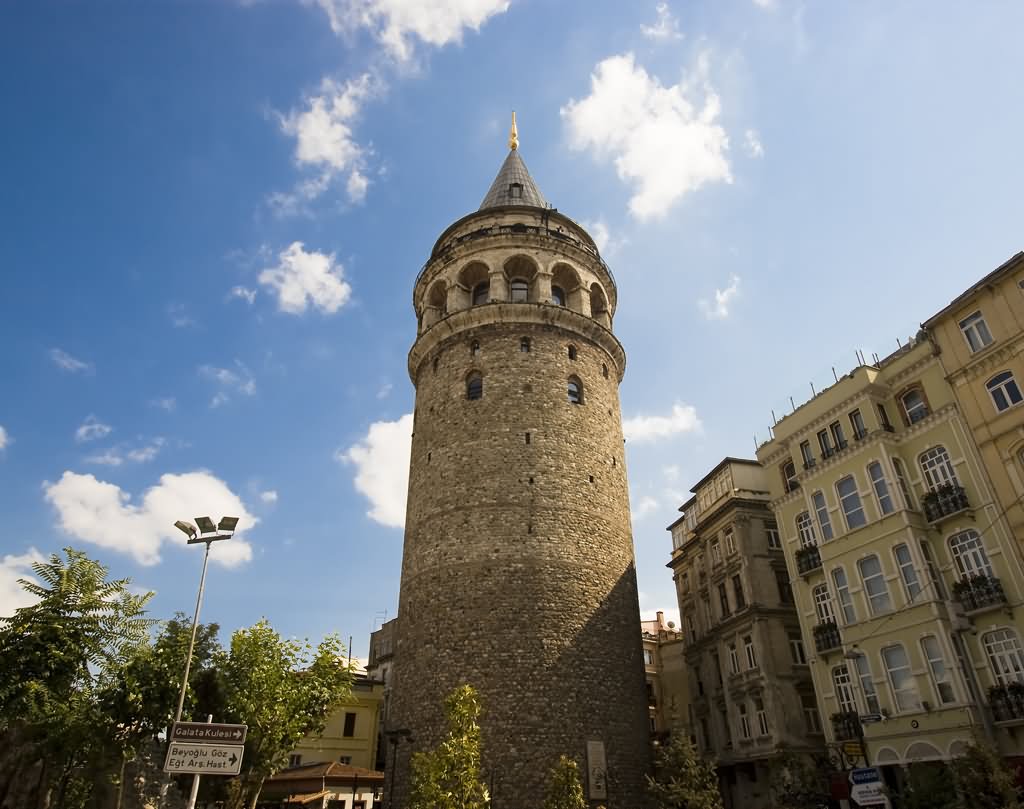 The Galata Tower View From Main Street Picture