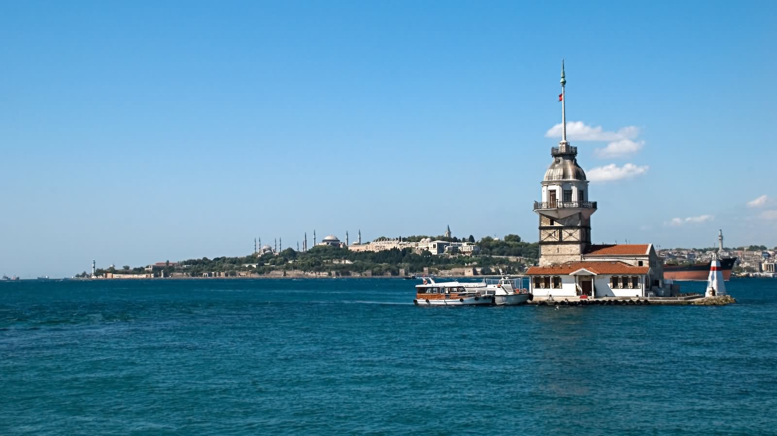 The Maiden's Tower In Istanbul, Turkey
