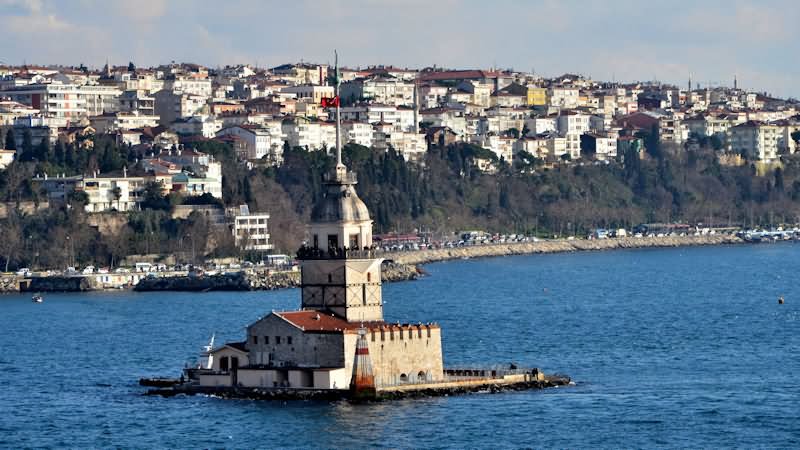 The Maiden's Tower Inside The Bosphorus River