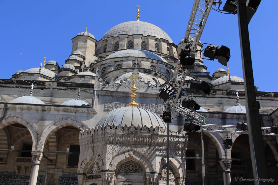 The New Mosque Also Known As Yeni Cami In Istanbul