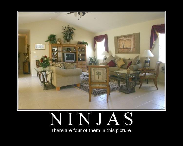 There Are Four Of Them In This Picture Funny Ninja Meme Image