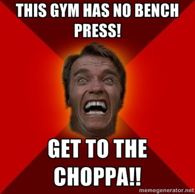 This Gym Has No Bench Press Funny Muscle Meme Image