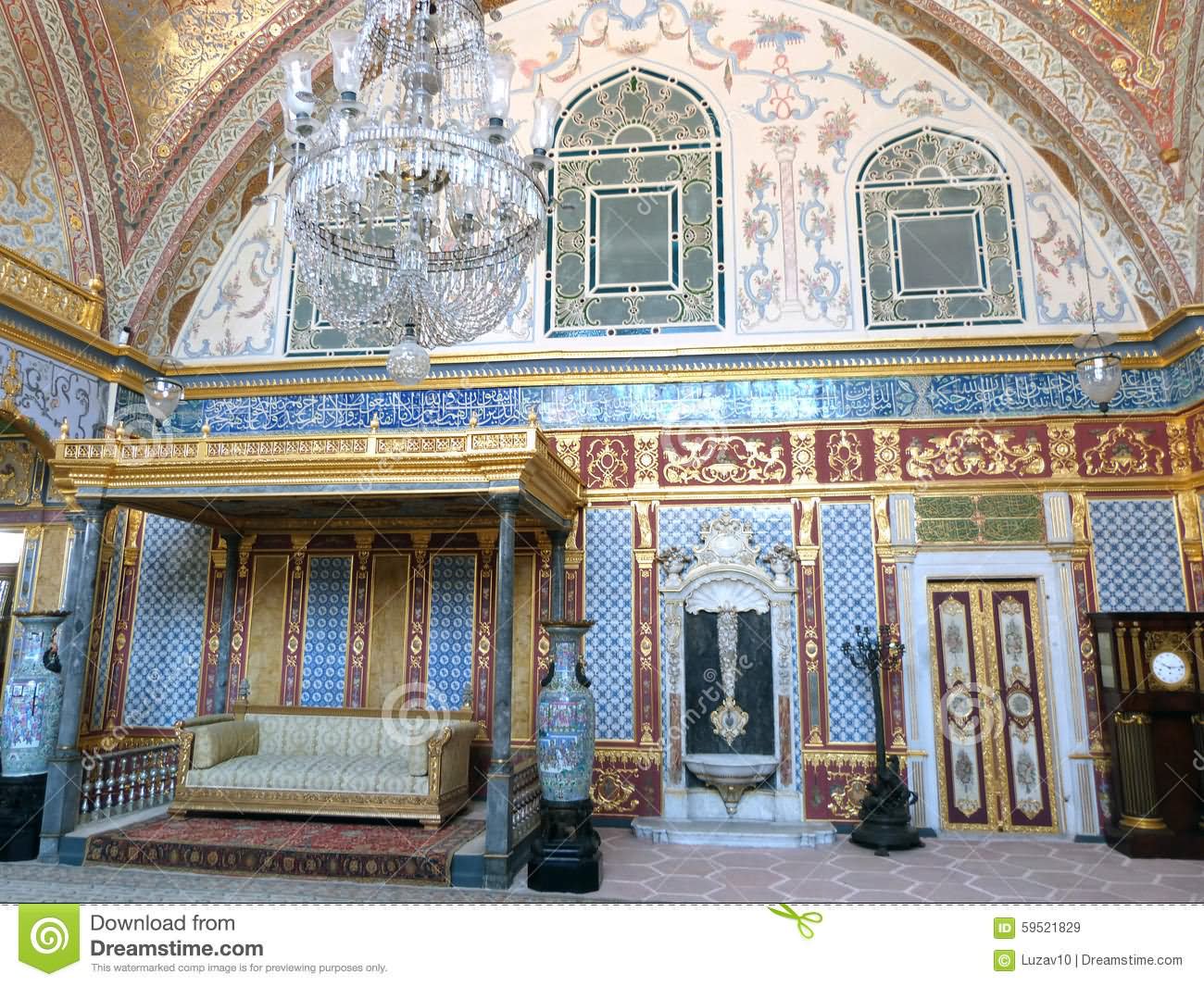 Topkapi Palace Harem Interior View