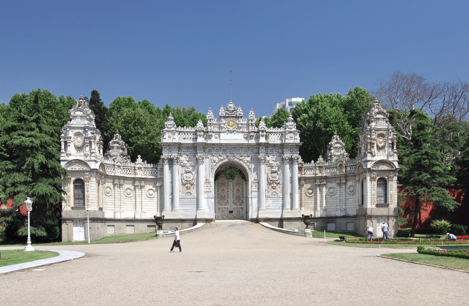 Treasury Gate Of The Dolmabahce Palace, Istanbul