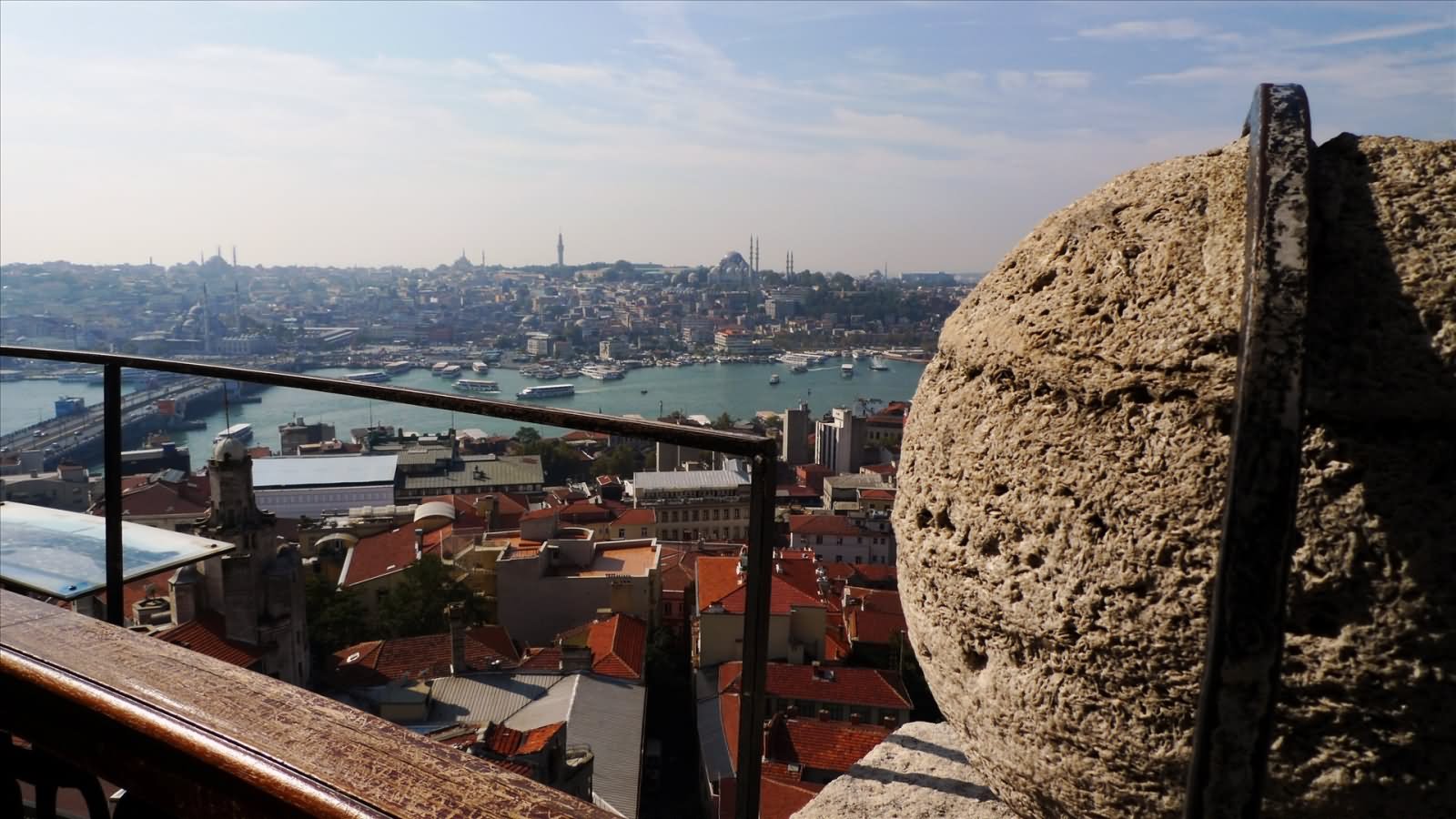 View From The Galata Tower In Istanbul