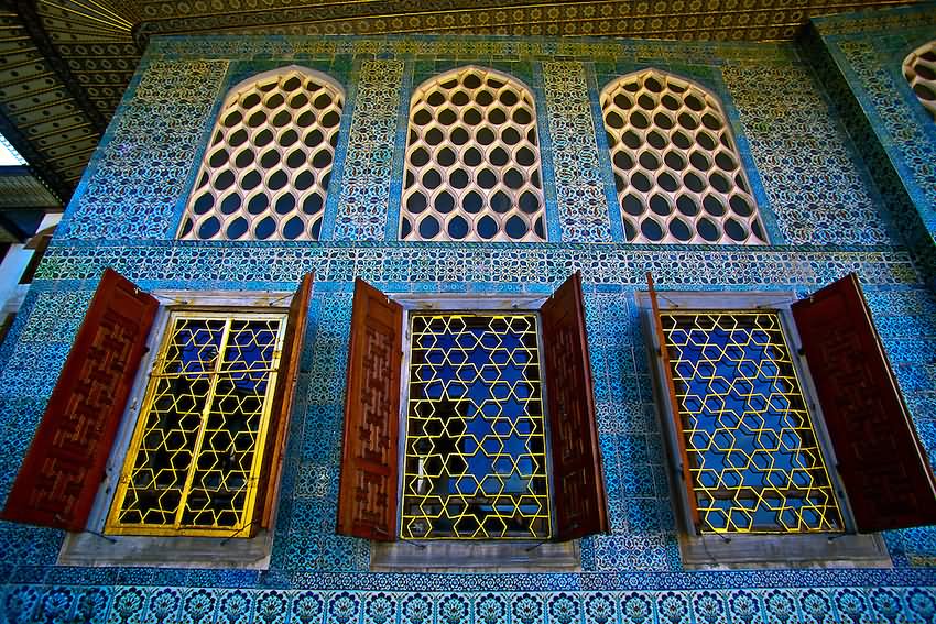 Windows Inside The Topkapi Palace, Istanbul