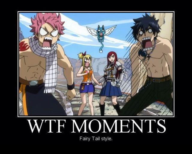 Wtf Moments Fairy Tail Style Funny Wtf Meme Poster