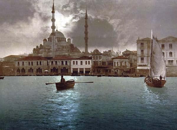 Yeni Cami Mosque View Bosphorus River