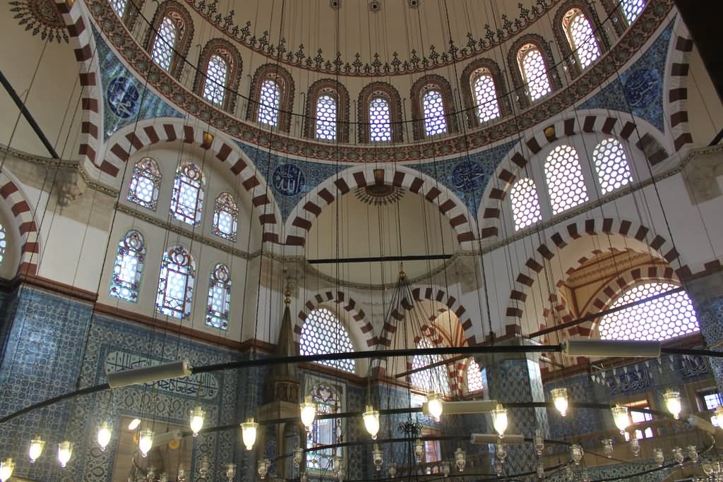 Adorable Interior View Of The Rustem Pasha Mosque