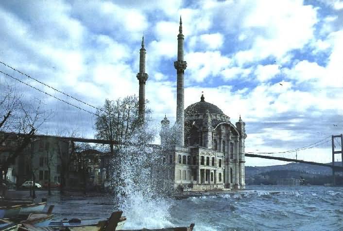 Amazing View Of The Ortakoy Mosque, Istanbul
