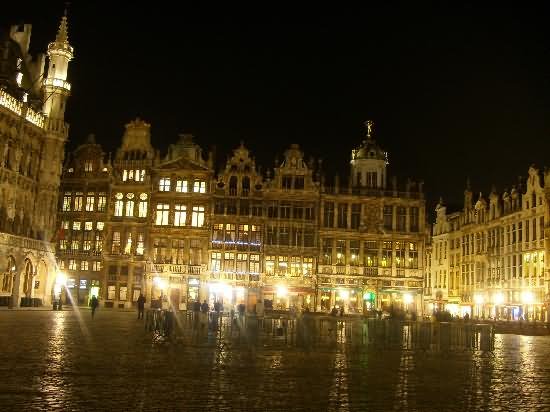 Beautiful Picture Of The Grand Place In Brussels, Belgium