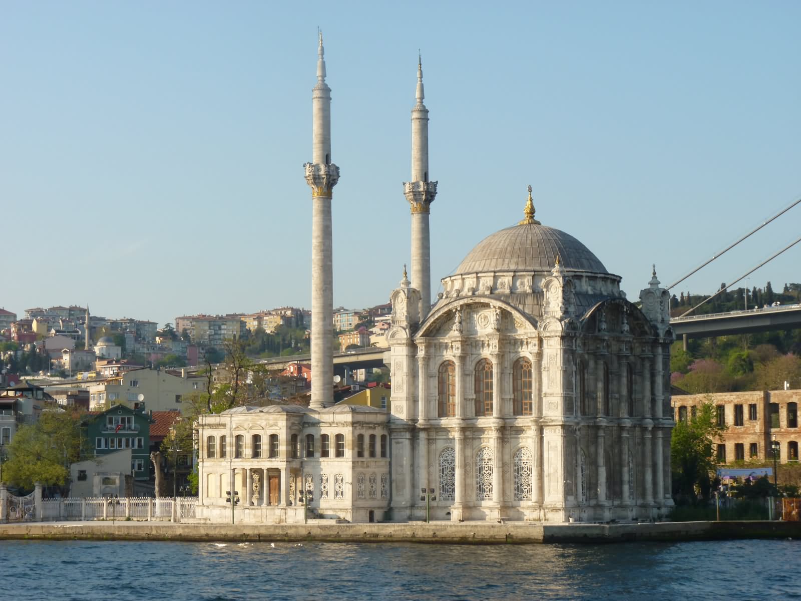 Beautiful Picture Of The Ortakoy Mosque In Istanbul