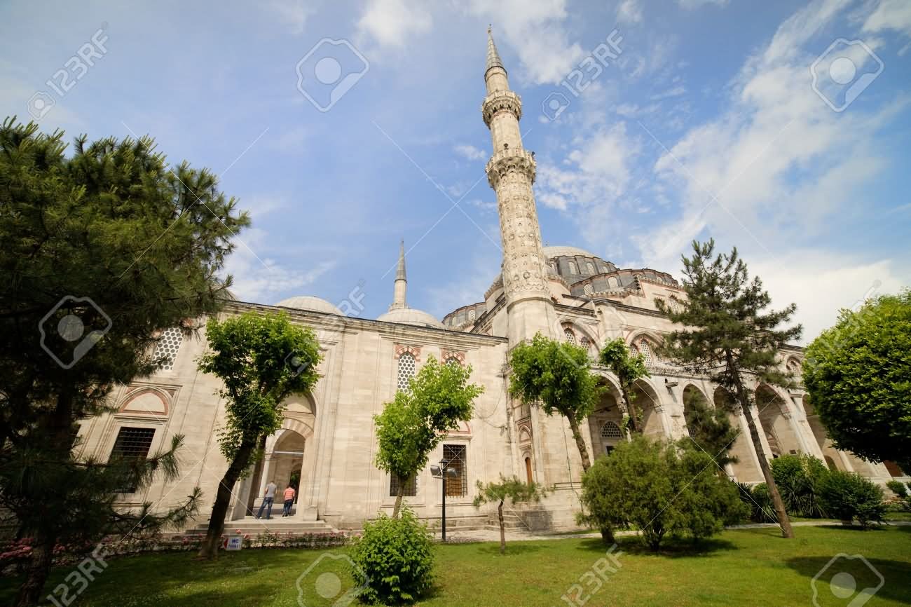 Beautiful Scenery Of The Sehzade Mosque In Istanbul