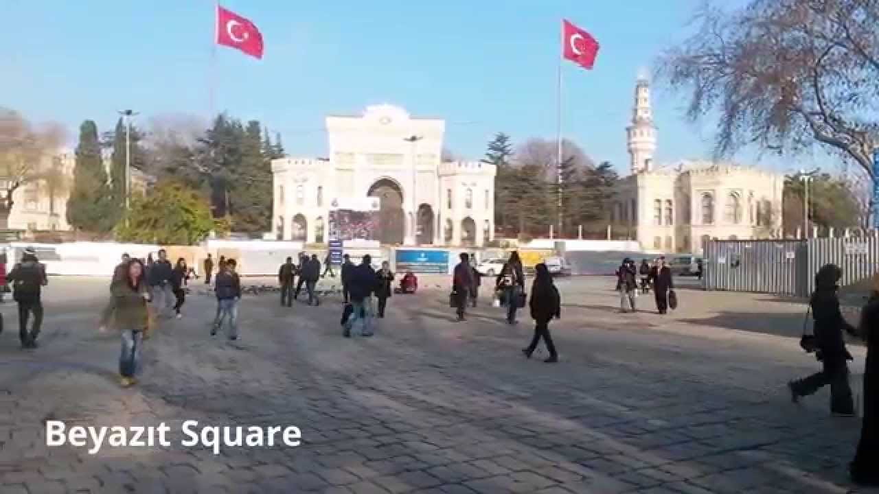 Beyazit Square Picture In Istanbul