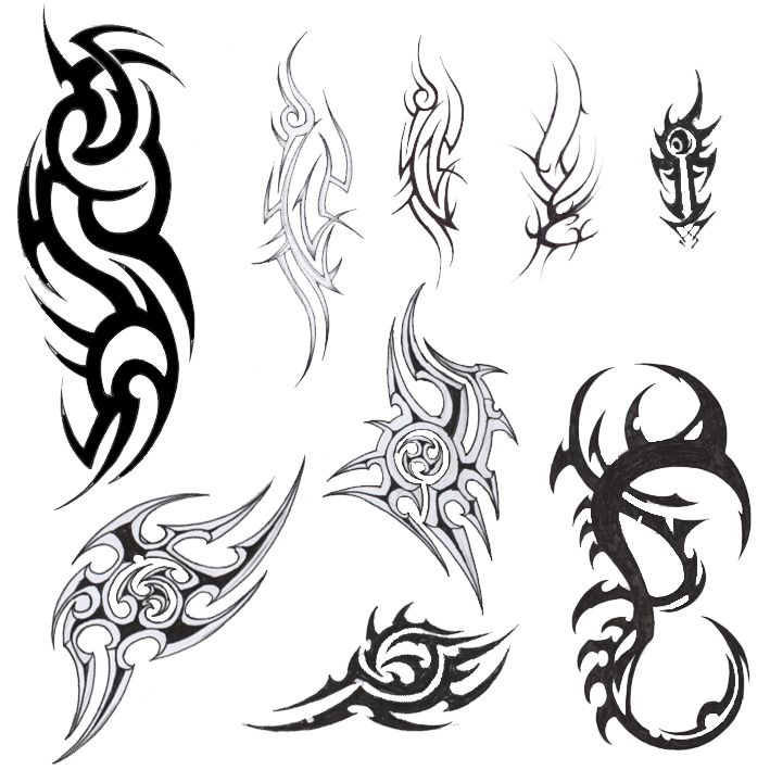 tribal tattoos drawings