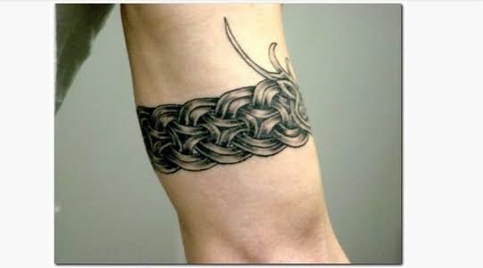 Cool Celtic Armband Tattoo Design For Forearm