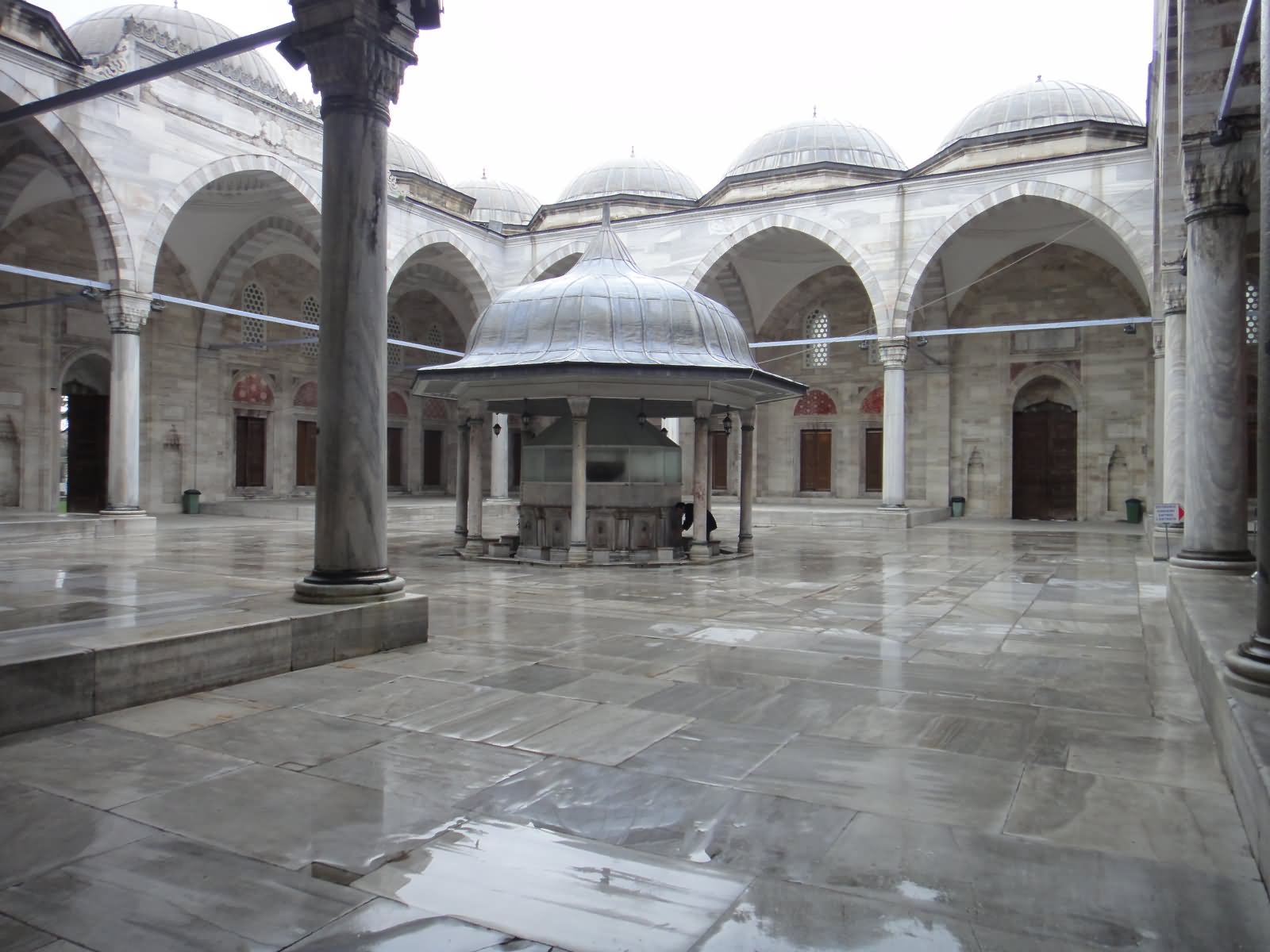 Courtyard Of Sehzade Mosque