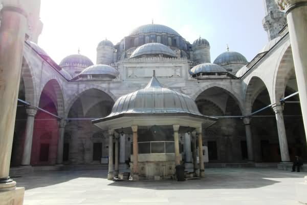 Courtyard Of The Sehzade Mosque