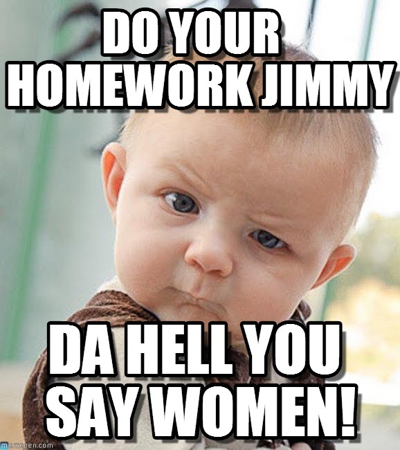 teacher saying do your homework