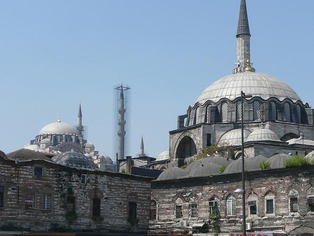 Dome Of The Rustem Pasha Mosque Exterior View Image