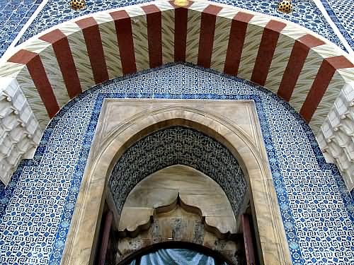Entrance Of The Rustem Pasha Mosque, Istanbul