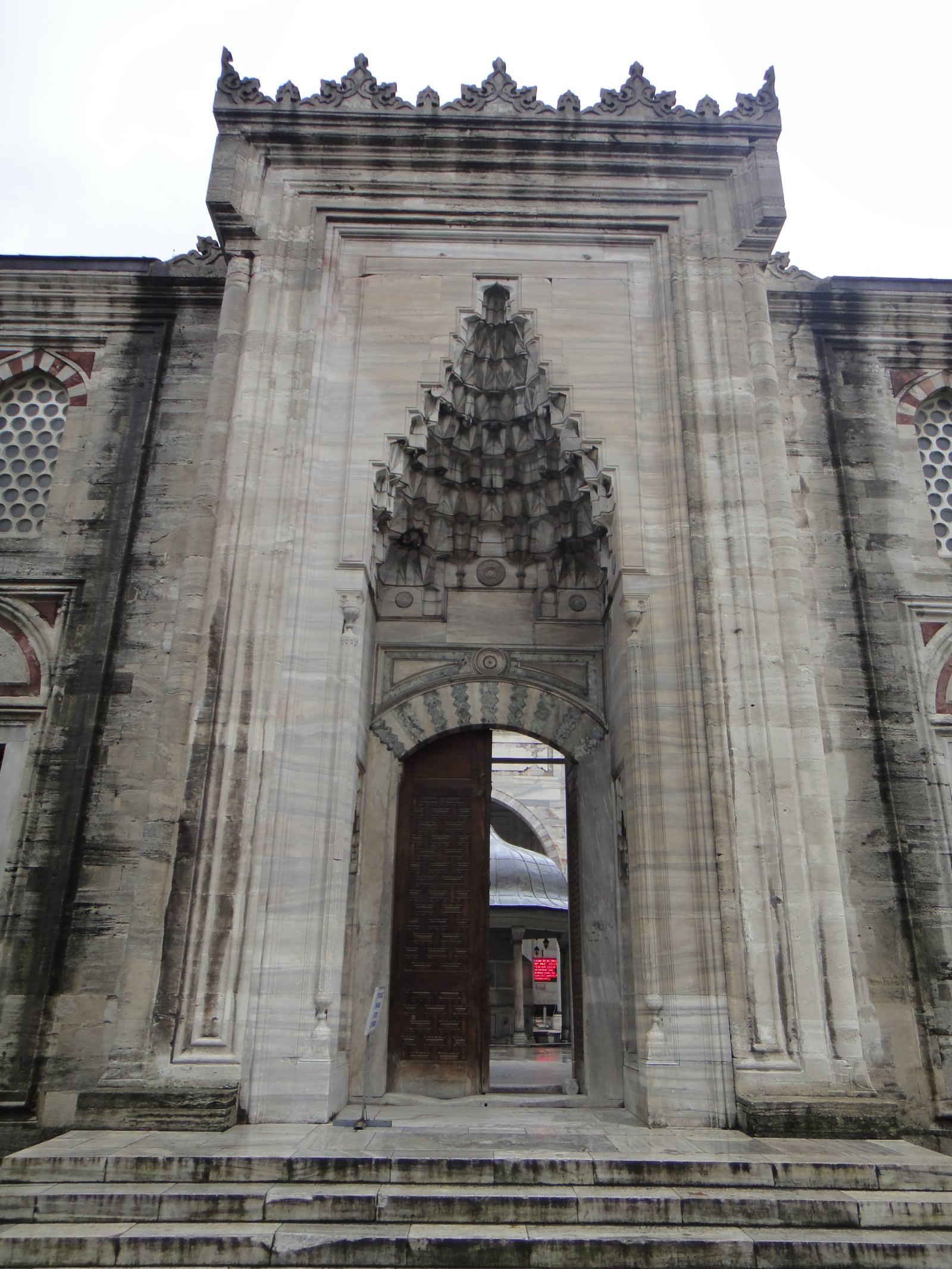 Entrance Of The Sehzade Mosque