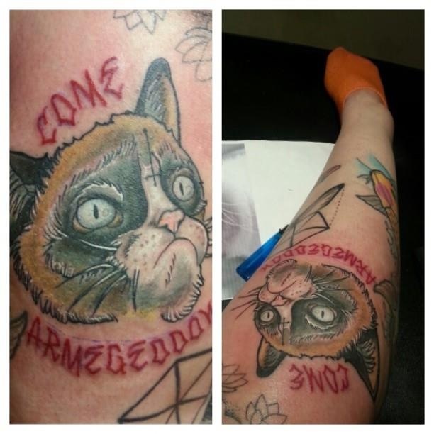 Grumpy Cat Tattoo Idea