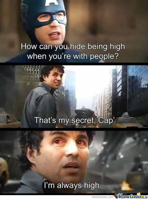How Can You Hide Being High When You Are With People Funny High Meme Image