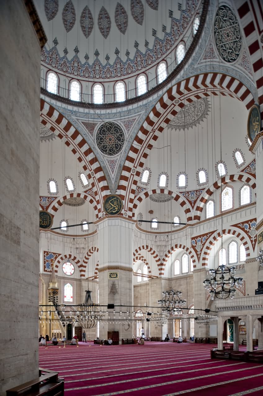 Interior Of The Sehzade Mosque